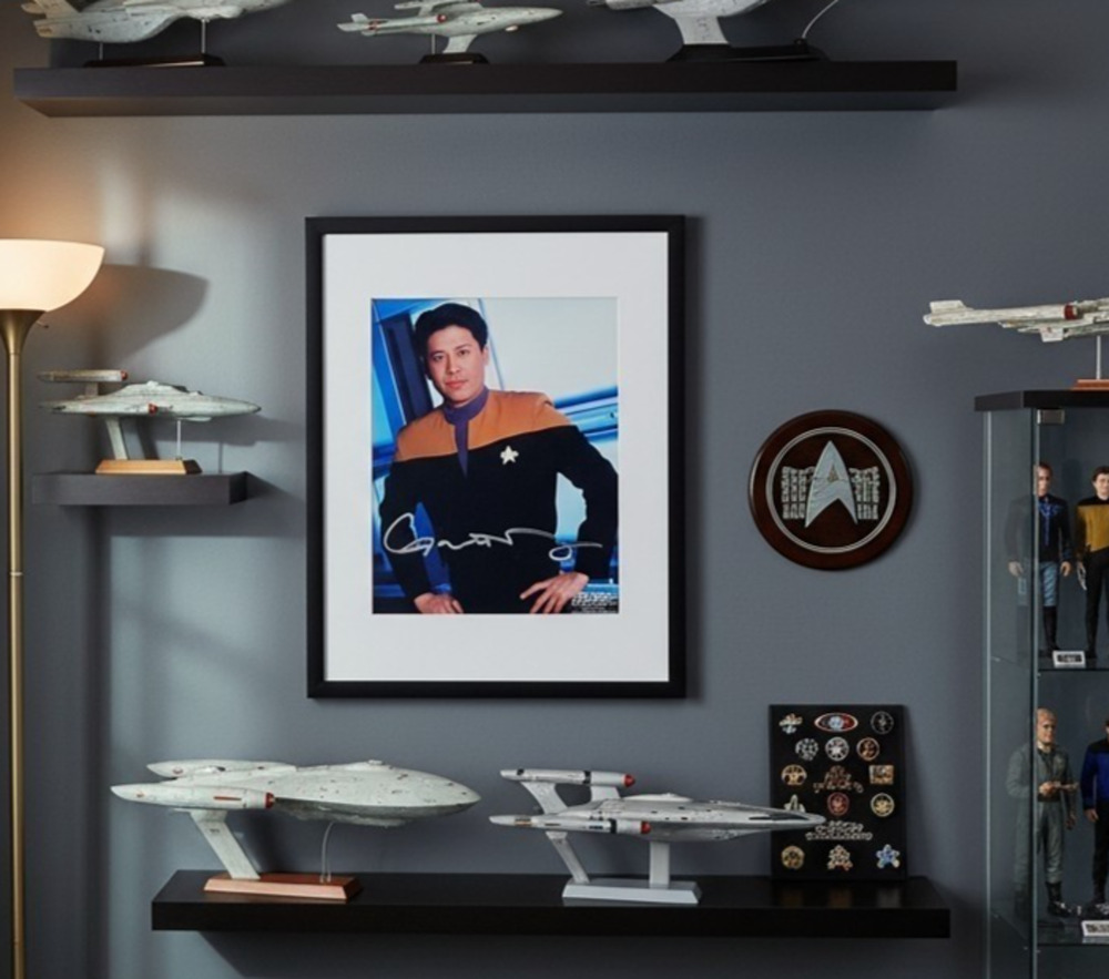Garrett Wang Autographed 11X14 Framed & Matted Star Trek Voyager Harry Kim